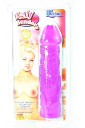 JELLY BENDERS 8 INCH DONG PURPLE