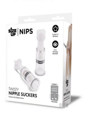 Su Twisty Nipple Suckers Sm Clr/blk