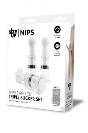 Su Nipple Clit Triple Sucker Set
