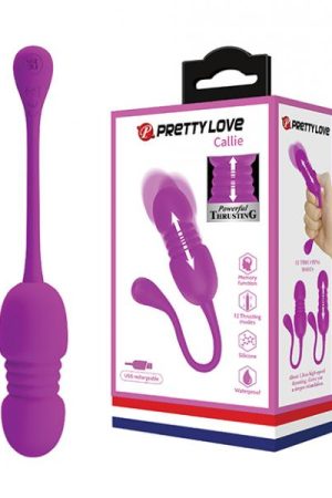 Pretty Love Callie Thrusting Egg - Fuchsia