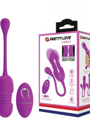 Pretty Love Callieri Remote Thrusting Egg - Fuchsia