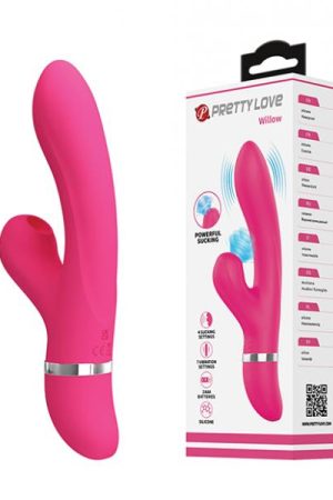 Pretty Love Willow Sucking Rabbit - Pink