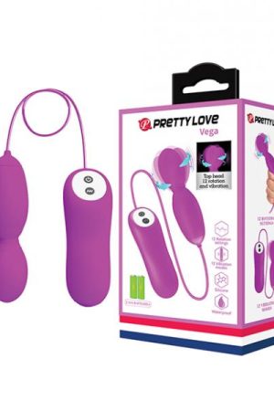 Pretty Love Vega Rotating Head Mini Wand - Fuchsia