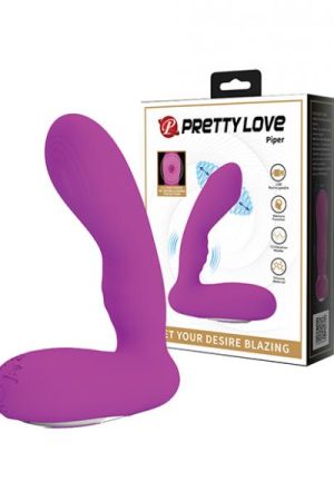 Pretty Love Piper Double Pulsation Vibe - Fuchsia