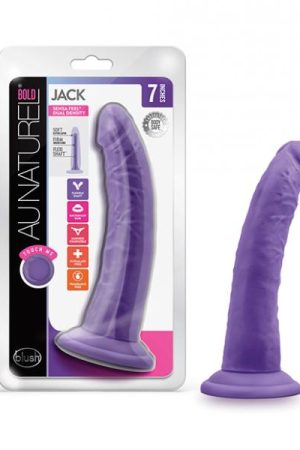 Blush Au Naturel Bold Jack 7.5" Dildo - Purple