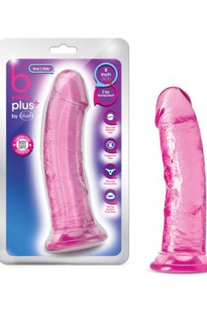 Blush B Yours Plus 8" Roar N Ride Dildo - Pink