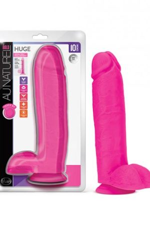 Blush Au Naturel Bold Huge 10.5" Dildo - Pink