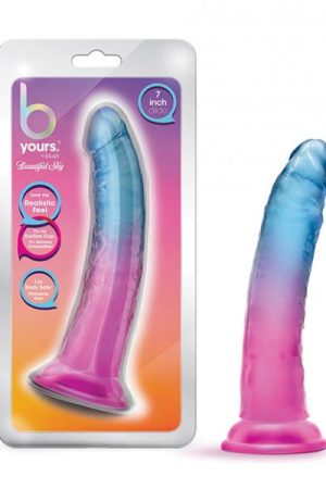 Blush B Yours 7" Beautiful Sky Dildo - Sunset