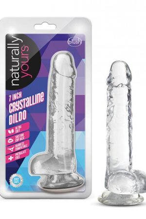 Blush Naturally Yours 7" Crystalline Dildo - Diamond