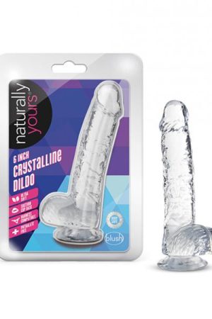 Blush Naturally Yours 6" Crystalline Dildo - Diamond