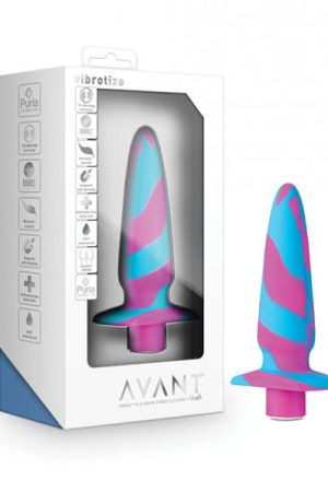 Blush Avant Vibrotize Silicone Vibrating Plug - Fuchsia