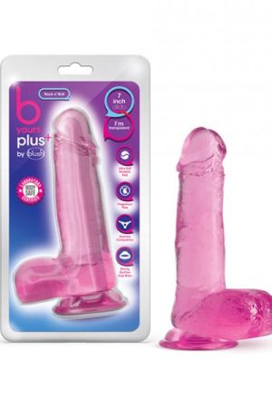 Blush B Yours Plus 7.25" Rock N Roll Dildo - Pink