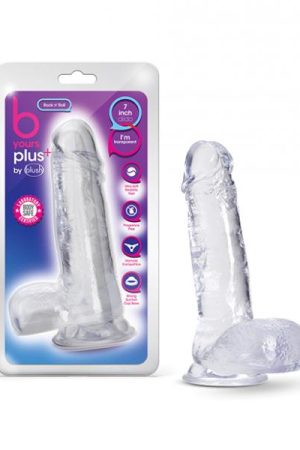 Blush B Yours Plus 7.25" Rock N Roll Dildo - Clear