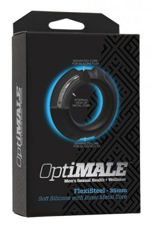 Optimale Flexisteel Cock Ring - 35mm Black