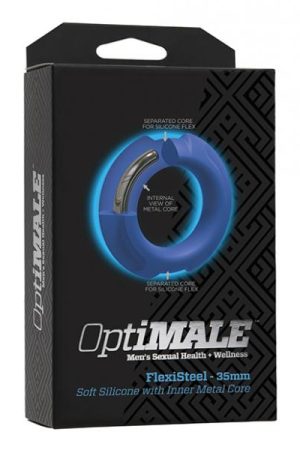Optimale Flexisteel Cock Ring - 35mm Blue
