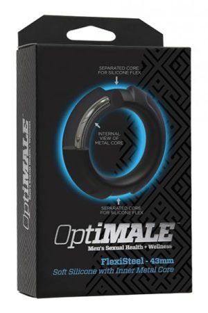 Optimale Flexisteel Cock Ring - 43mm Black