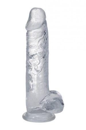 In A Bag 8" Big Dick - Clear