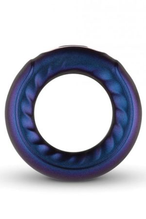 Hueman Saturn Vibrating Cock/ball Ring - Purple