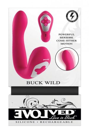 Evolved Buck Wild Come Hither Dual End Massager - Pink