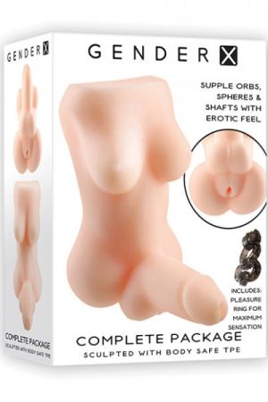 Gender X Complete Package Multi Function Stroker - Light