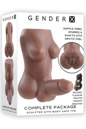 Gender X Complete Package Multi Function Stroker - Dark