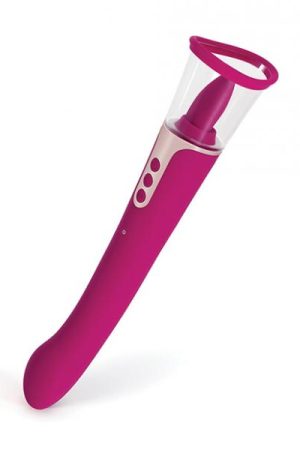 Succion Sucking G-spot Vibrator - 3 Function Purple