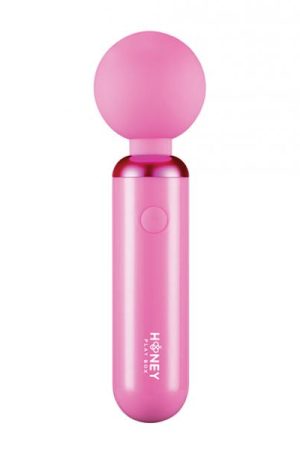 Pomi Wand Clit Tease Vibrating Wand - Pink