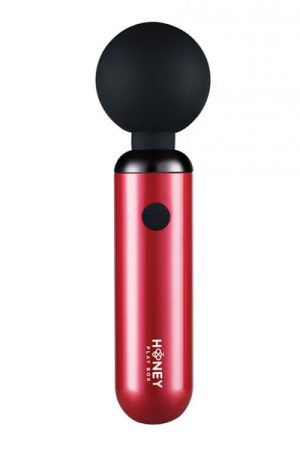 Pomi Wand Clit Tease Vibrating Wand - Deep Rose
