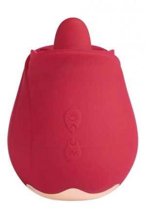 Horny Rose Solo Vibrating Clit Licking Stimulator - Red