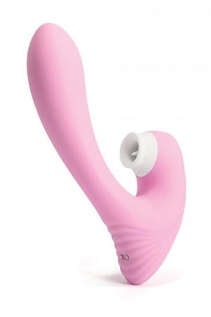 Jubilee G-spot Vibrator & Licking Clitoral Stimulator - Pink
