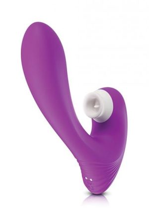 Jubilee G-spot Vibrator & Licking Clitoral Stimulator - Purple