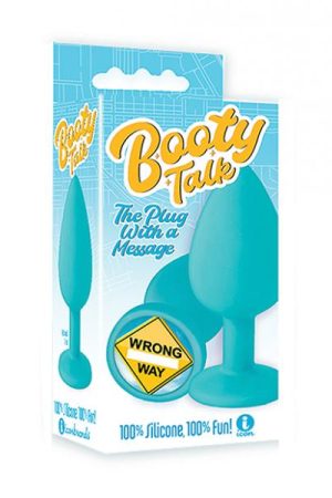 The 9's Booty Calls Wrong Way Plug - Blue