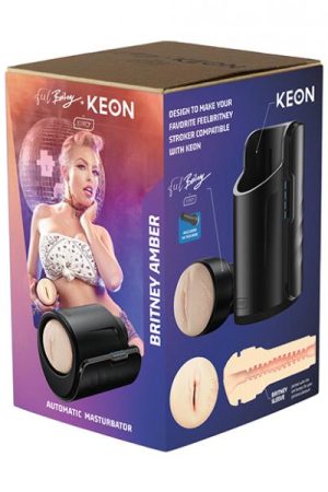 Kiiroo Keon Feel Stars Collection Stroker Combo Set - Britney Amber