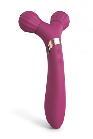 Love To Love Fireball Forked Vibrator - Plum Star