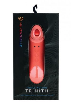 Nu Sensuelle Trinitii Tongue Vibe - Coral
