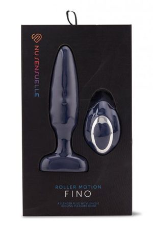 Nu Sensuelle Fino Roller Motion Plug - Navy Blue