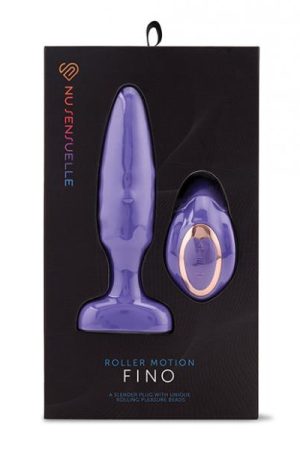 Nu Sensuelle Fino Roller Motion Plug - Ultra Violet