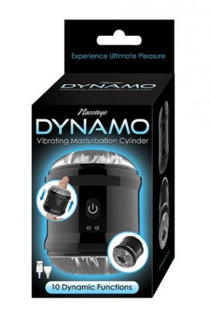 Dynamo Vibrating Masturbator - Black