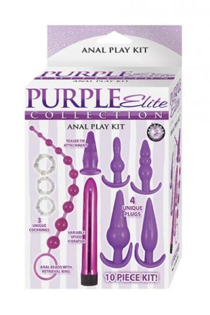 Purple Elite Collection Anal Play Kit - Purple