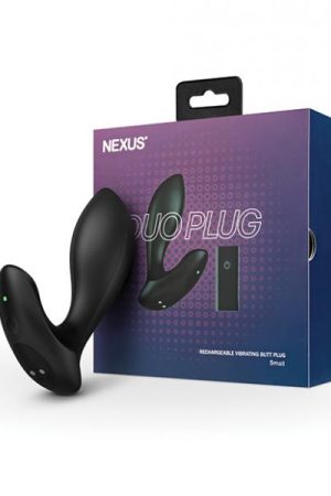 Nexus Duo Vibrating Butt Plug - Black
