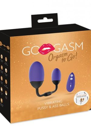 Gogasm Vibrating Pussy & Ass Balls - Purple