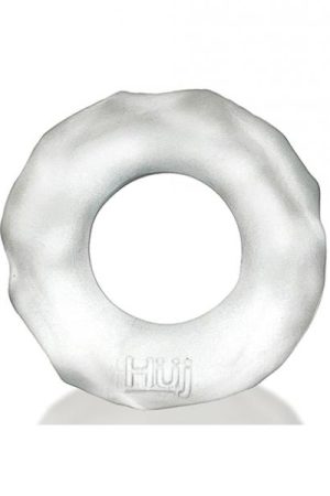 Hunky Junk Fractal Cockring - Clear Ice