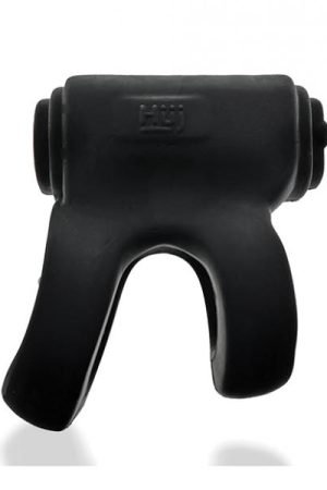 Hunkyjunk Revhammer Shaft Vibe Ring - Tar Ice W/red Vibe