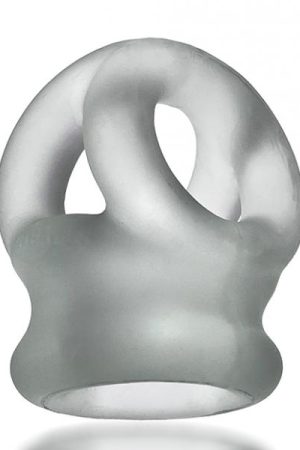 Oxballs Tri Squeeze Cocksling & Ballstretcher - Clear Ice