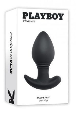 Playboy Pleasure Plug & Play Butt Plug - Navy