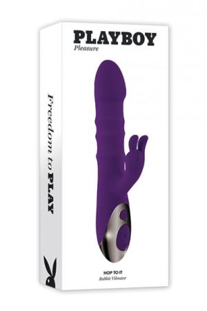 Playboy Pleasure Hop To It Rabbit Vibrator - Acai