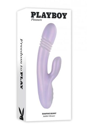 Playboy Pleasure Bumping Bunny Rabbit Vibrator - Opal