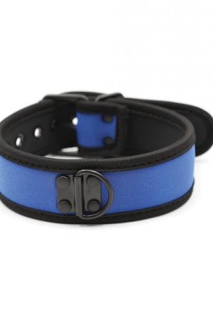 Plesur Neoprene Puppy Collar - Blue