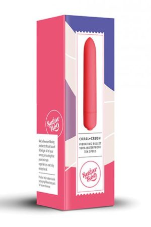 Sugarboo Coral Crush Vibrating Bullet - Coral