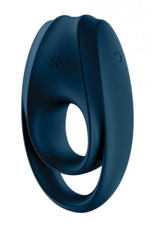 Satisfyer Incredible Duo Ring Vibrator - Dark Blue